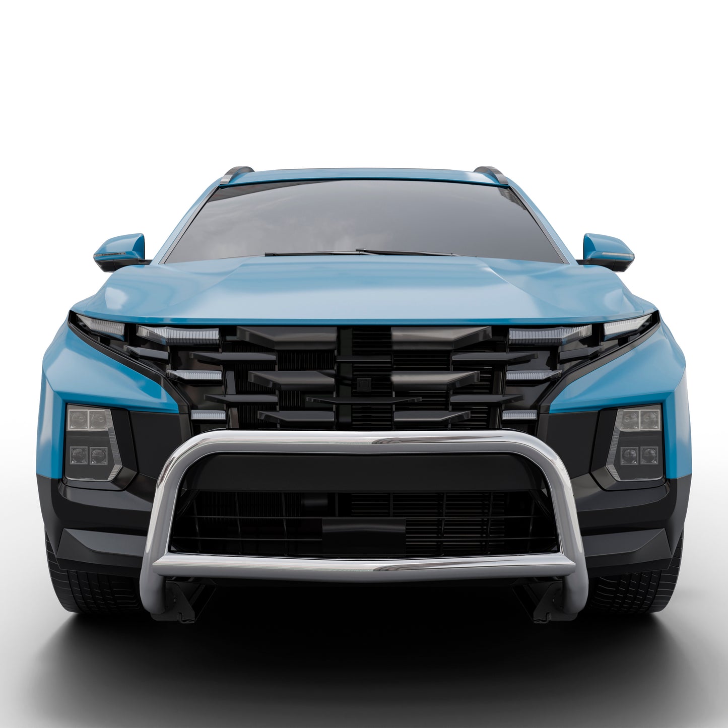 Vanguard Stainless Steel Front Guards Bull Bars Bumper Guard for 2022-2024 hyundai santa cruz nan