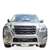 Vanguard Stainless Steel Front Guards Bull Bars Bumper Guard for 2017-2024 nissan armada nan