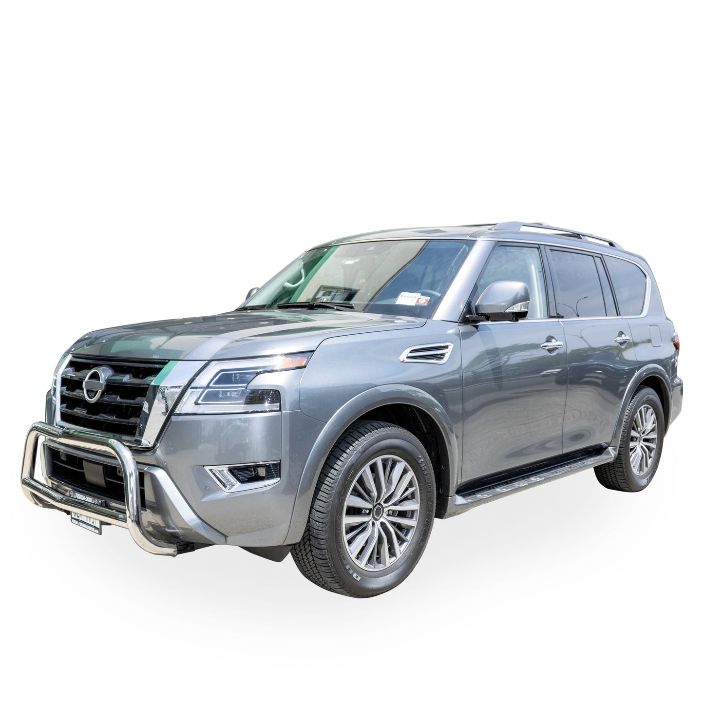 Vanguard Stainless Steel Front Guards Bull Bars Bumper Guard for 2017-2024 nissan armada nan