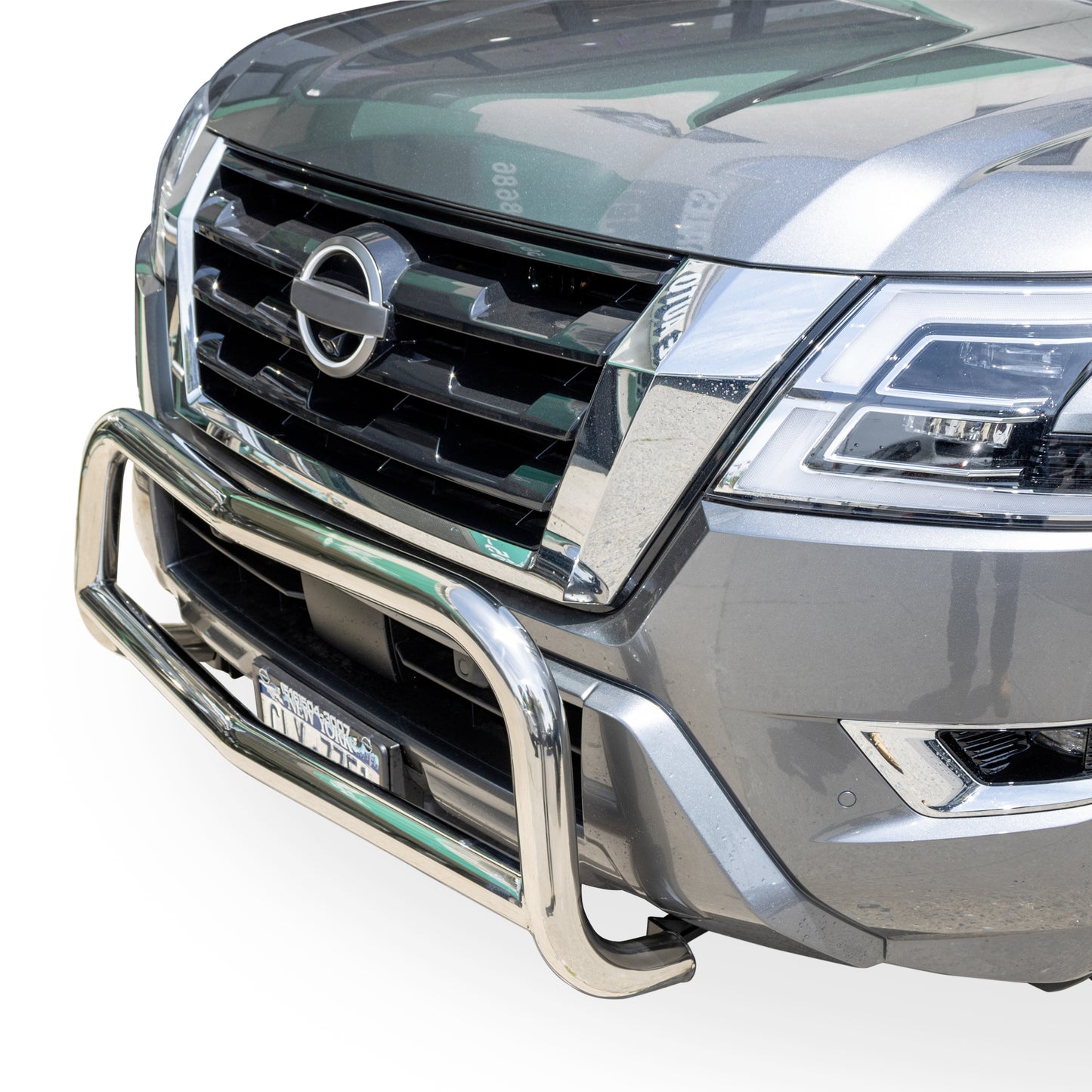 Vanguard Stainless Steel Front Guards Bull Bars Bumper Guard for 2017-2024 nissan armada nan