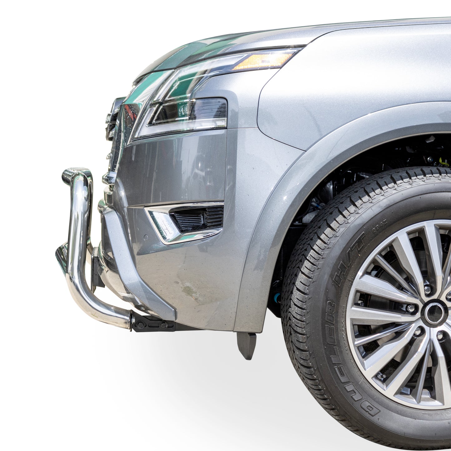 Vanguard Stainless Steel Front Guards Bull Bars Bumper Guard for 2014-2024 infiniti qx80 nan