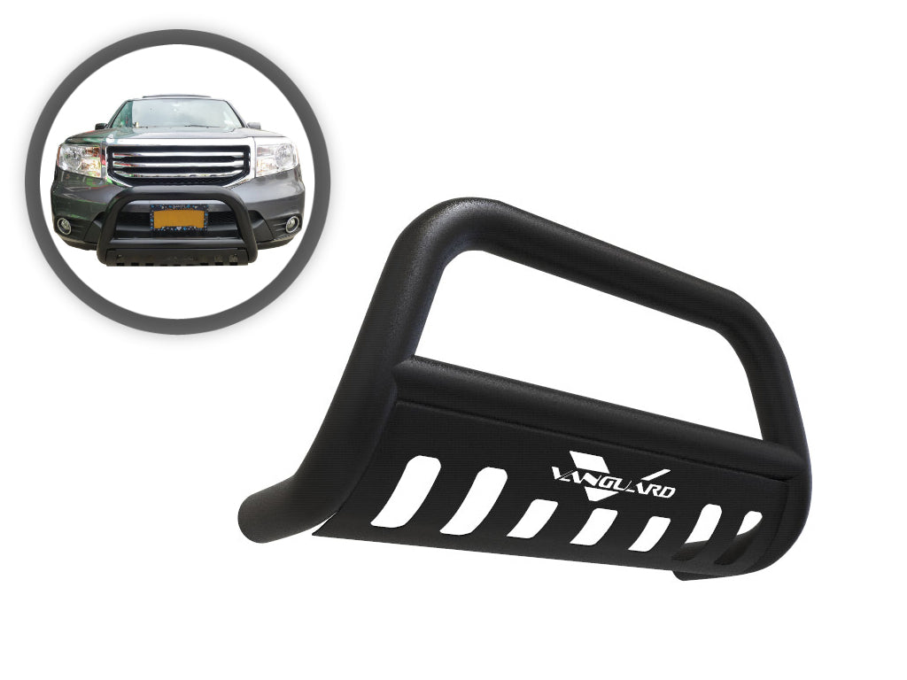 Vanguard Black Powdercoat Front Guards Bull Bars Bumper Guard for 2009-2015 honda pilot nan