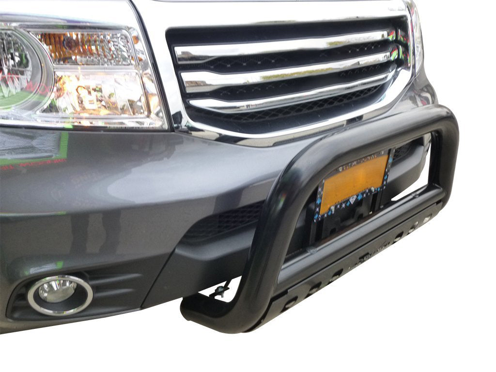 Vanguard Black Powdercoat Front Guards Bull Bars Bumper Guard for 2009-2015 honda pilot nan