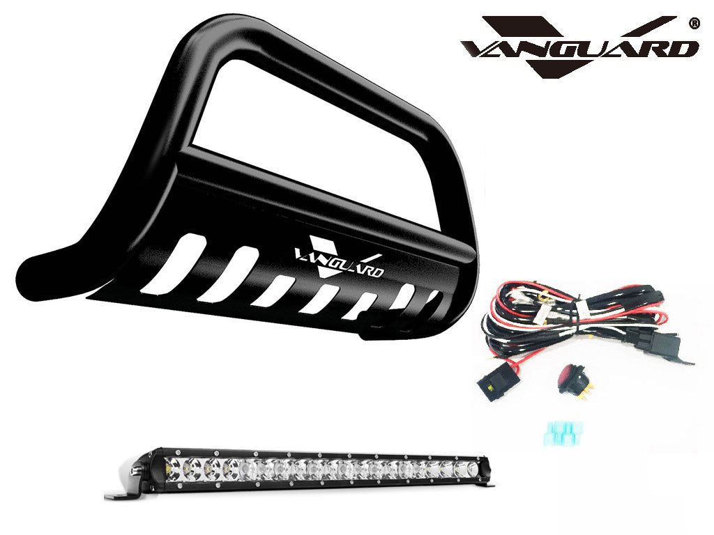 Vanguard Black Powdercoat Front Guards Bull Bars Bumper Guard for 2016-2018 toyota rav4 se