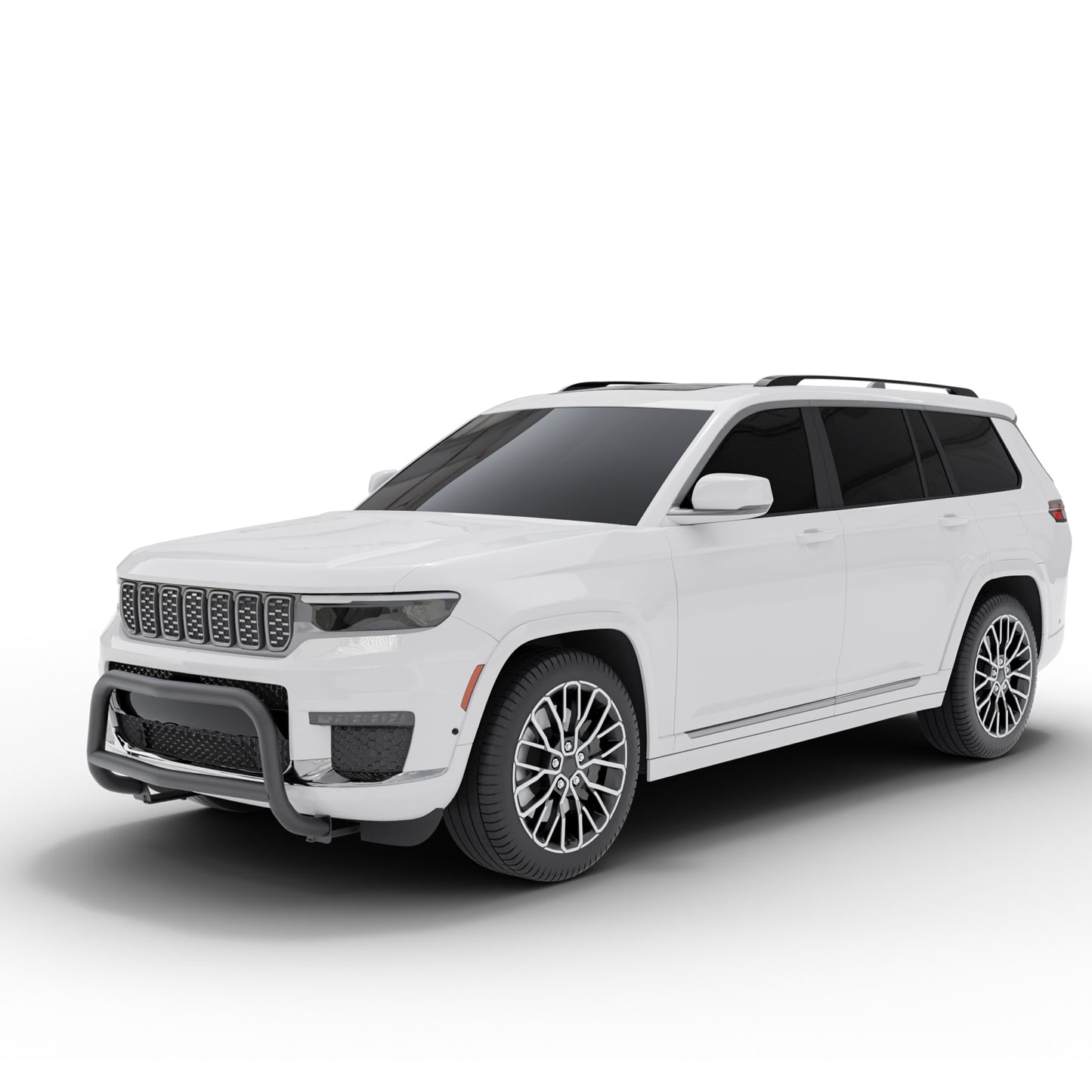 Vanguard Black Powdercoat Front Guards Bull Bars Bumper Guard for 2022-2024 jeep grand cherokee nan