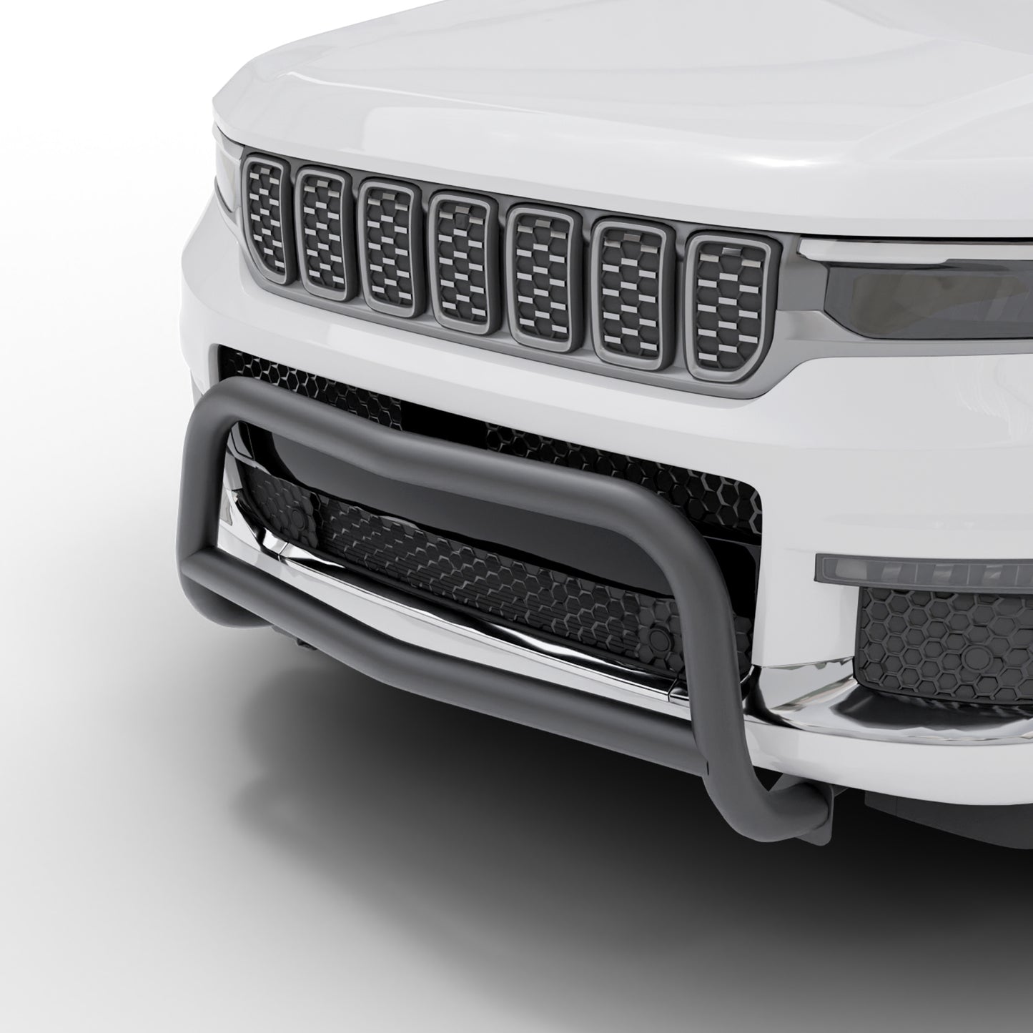 Vanguard Black Powdercoat Front Guards Bull Bars Bumper Guard for 2022-2024 jeep grand cherokee nan