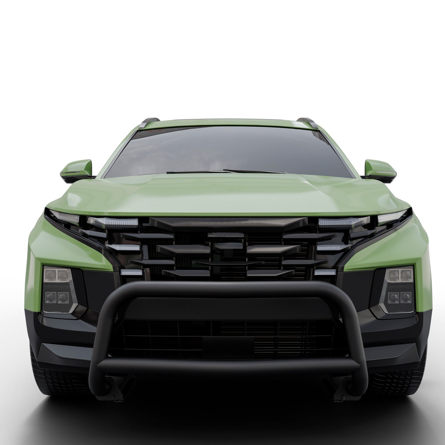 Vanguard Black Powdercoat Front Guards Bull Bars Bumper Guard for 2022-2024 hyundai santa cruz nan