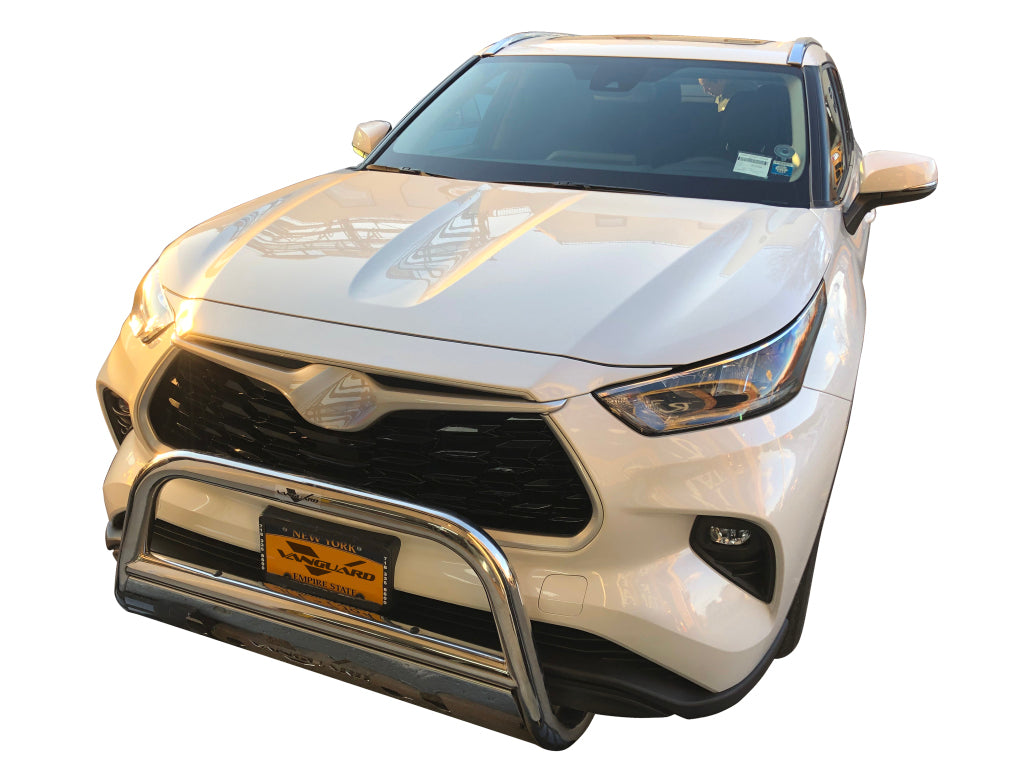 Vanguard Stainless Steel Front Guards Bull Bars Bumper Guard for 2020-2024 toyota highlander nan