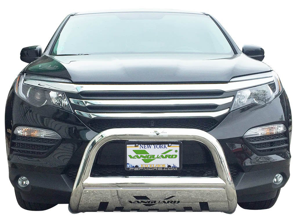 Vanguard Stainless Steel Front Guards Bull Bars Bumper Guard for 2017-2024 honda ridgeline nan