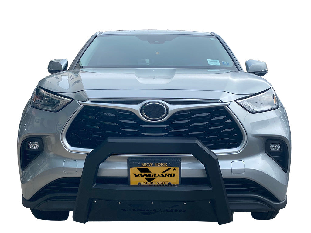 Vanguard Black Powdercoat Front Guards Bull Bars Bumper Guard for 2020-2024 toyota highlander nan