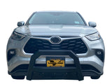 Vanguard Black Powdercoat Front Guards Bull Bars Bumper Guard for 2020-2024 toyota highlander nan