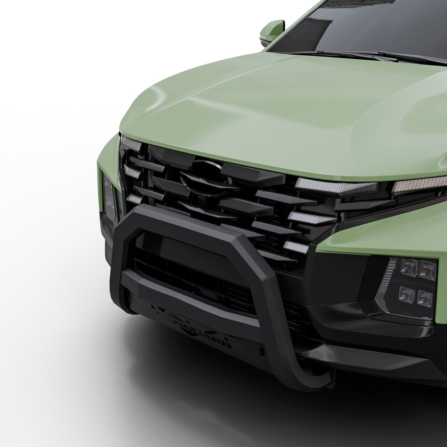 Vanguard Black Powdercoat Front Guards Bull Bars Bumper Guard for 2022-2024 hyundai santa cruz nan