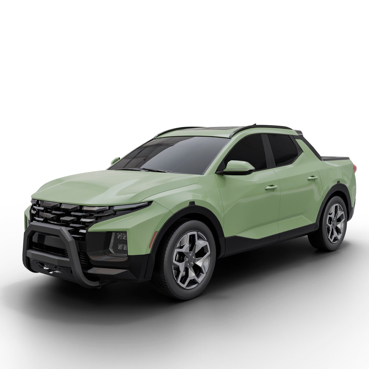 Vanguard Black Powdercoat Front Guards Bull Bars Bumper Guard for 2022-2024 hyundai santa cruz nan