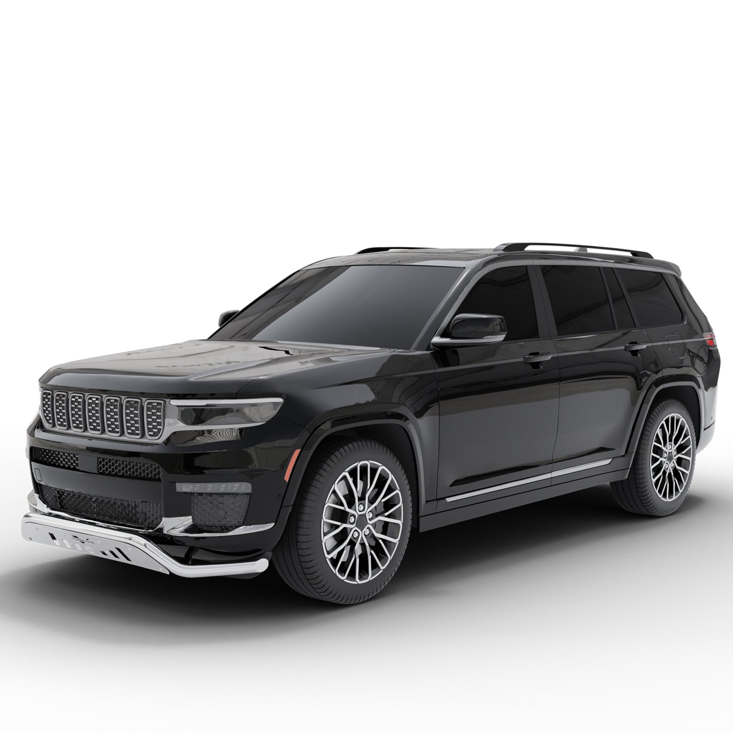 Vanguard Stainless Steel Front Guards Front Runners Bumper Guard for 2022-2024 jeep grand cherokee nan