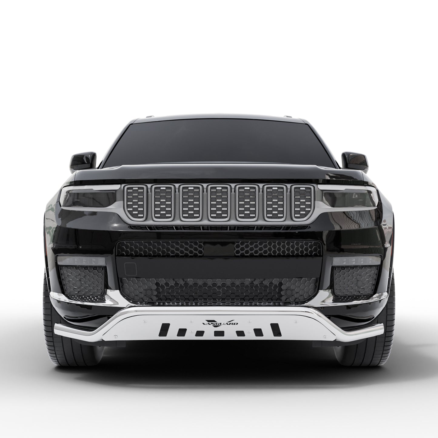 Vanguard Stainless Steel Front Guards Front Runners Bumper Guard for 2022-2024 jeep grand cherokee nan