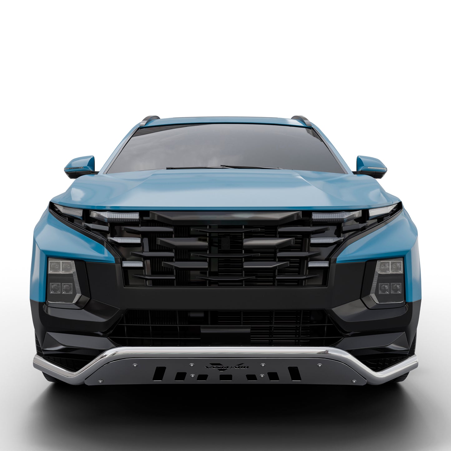 Vanguard Stainless Steel Front Guards Front Runners Bumper Guard for 2022-2024 hyundai santa cruz nan