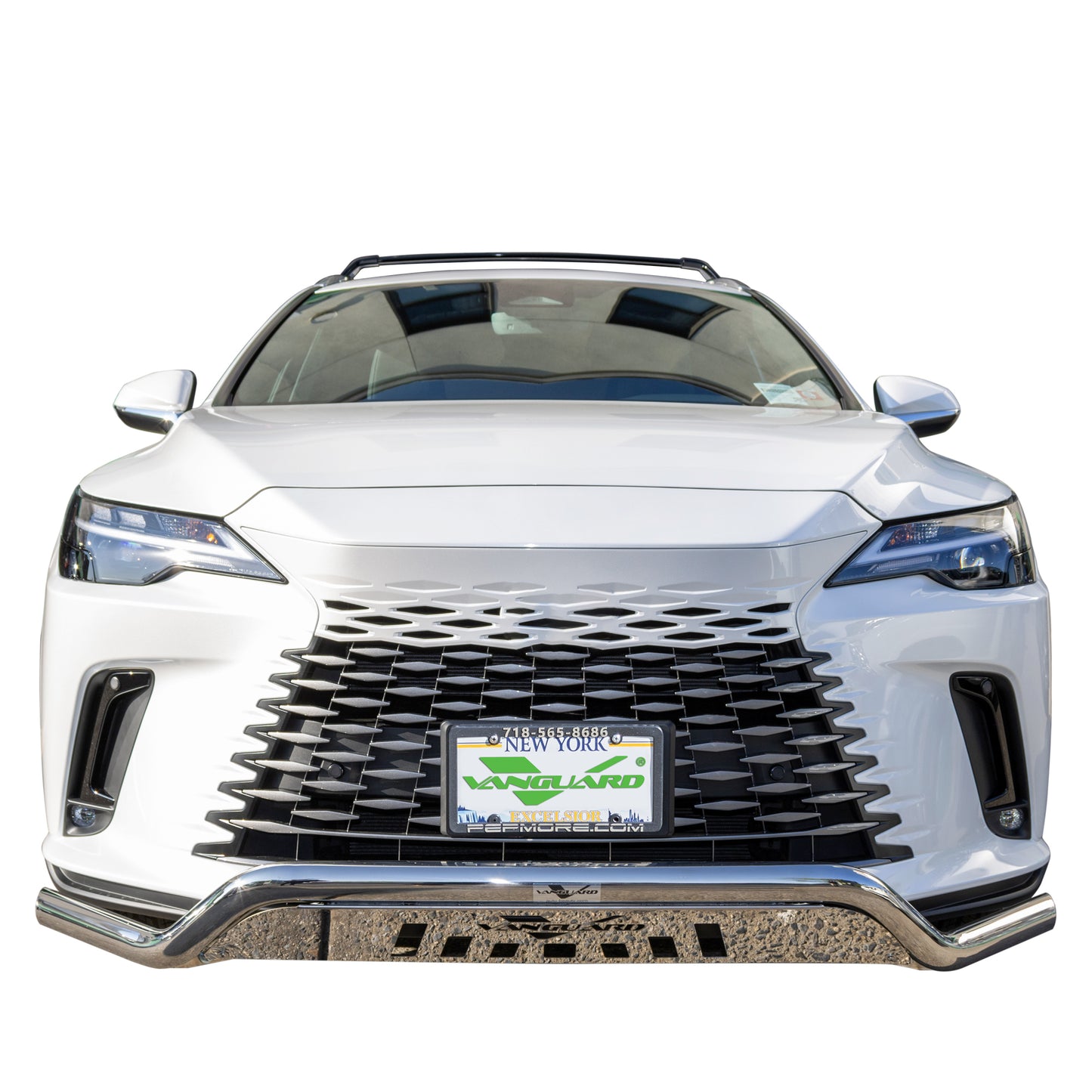 Vanguard Stainless Steel Front Guards Front Runners Bumper Guard for 2023-2025 lexus rx500h nan