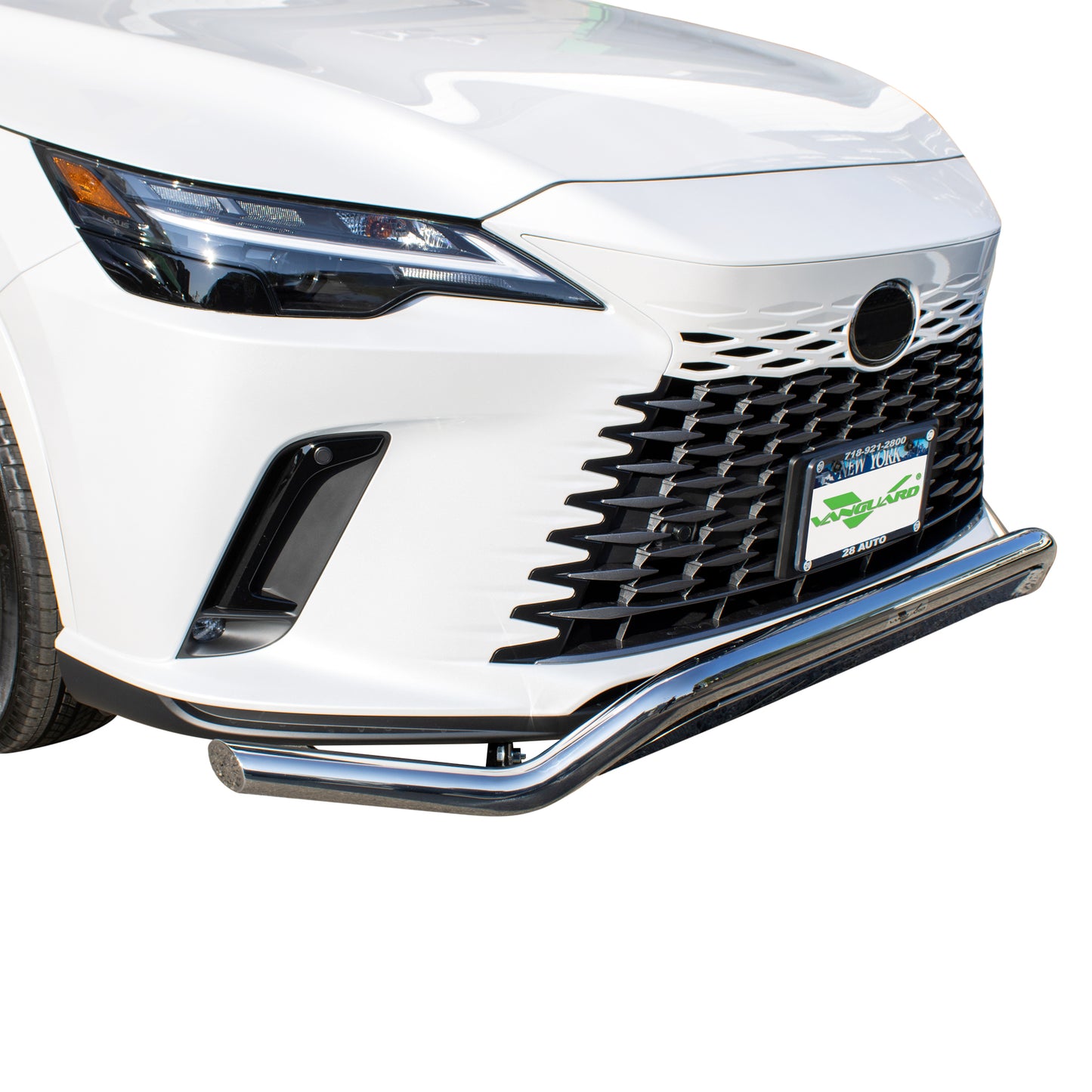 Vanguard Stainless Steel Front Guards Front Runners Bumper Guard for 2024-2025 lexus rx450h+ nan