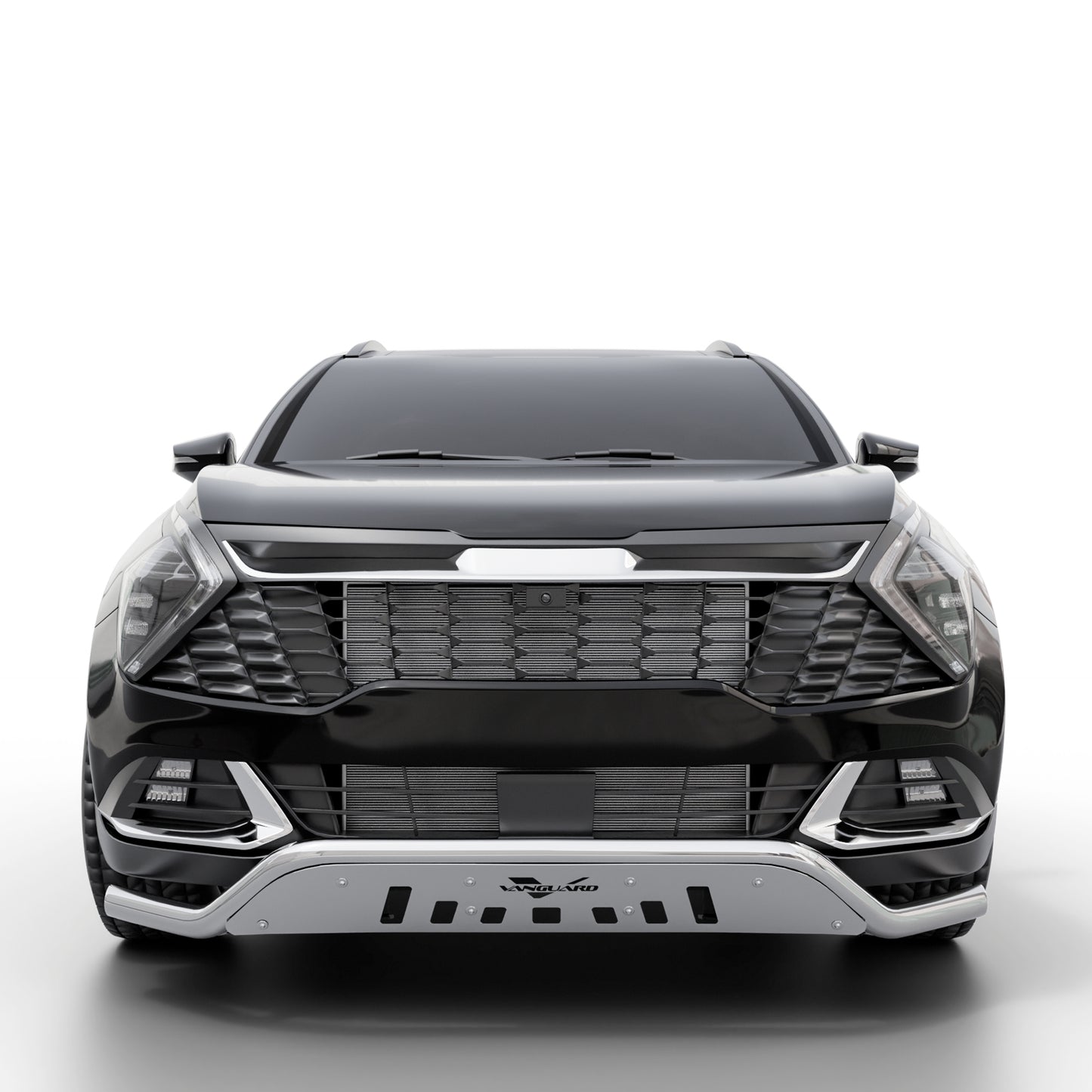 Vanguard Stainless Steel Front Guards Front Runners Bumper Guard for 2023-2025 kia sportage nan