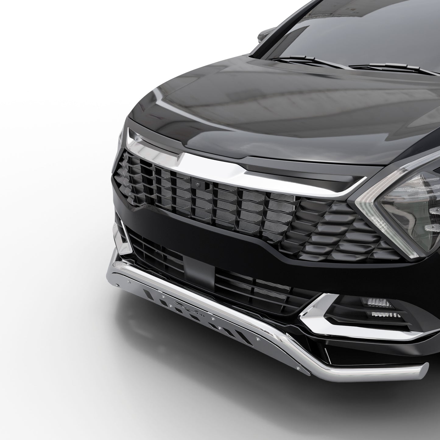 Vanguard Stainless Steel Front Guards Front Runners Bumper Guard for 2023-2025 kia sportage nan