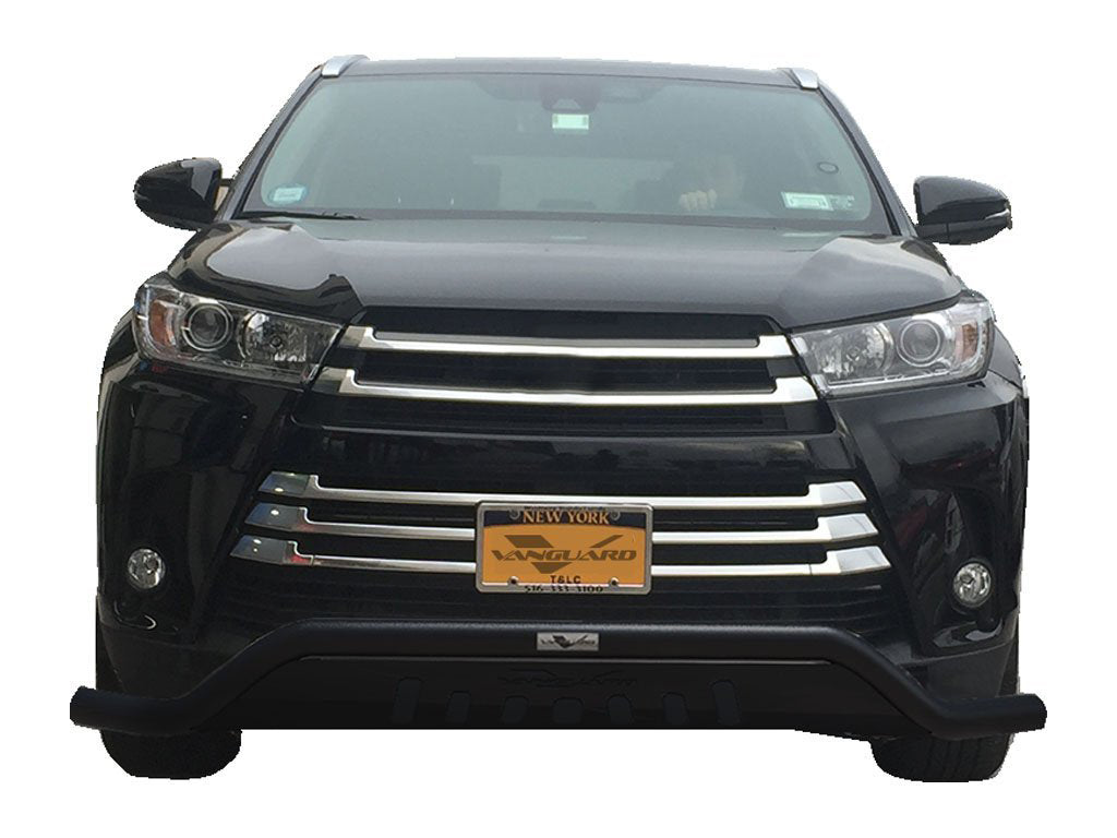 Vanguard Black Powdercoat Front Guards Front Runners Bumper Guard for 2020-2024 toyota highlander nan