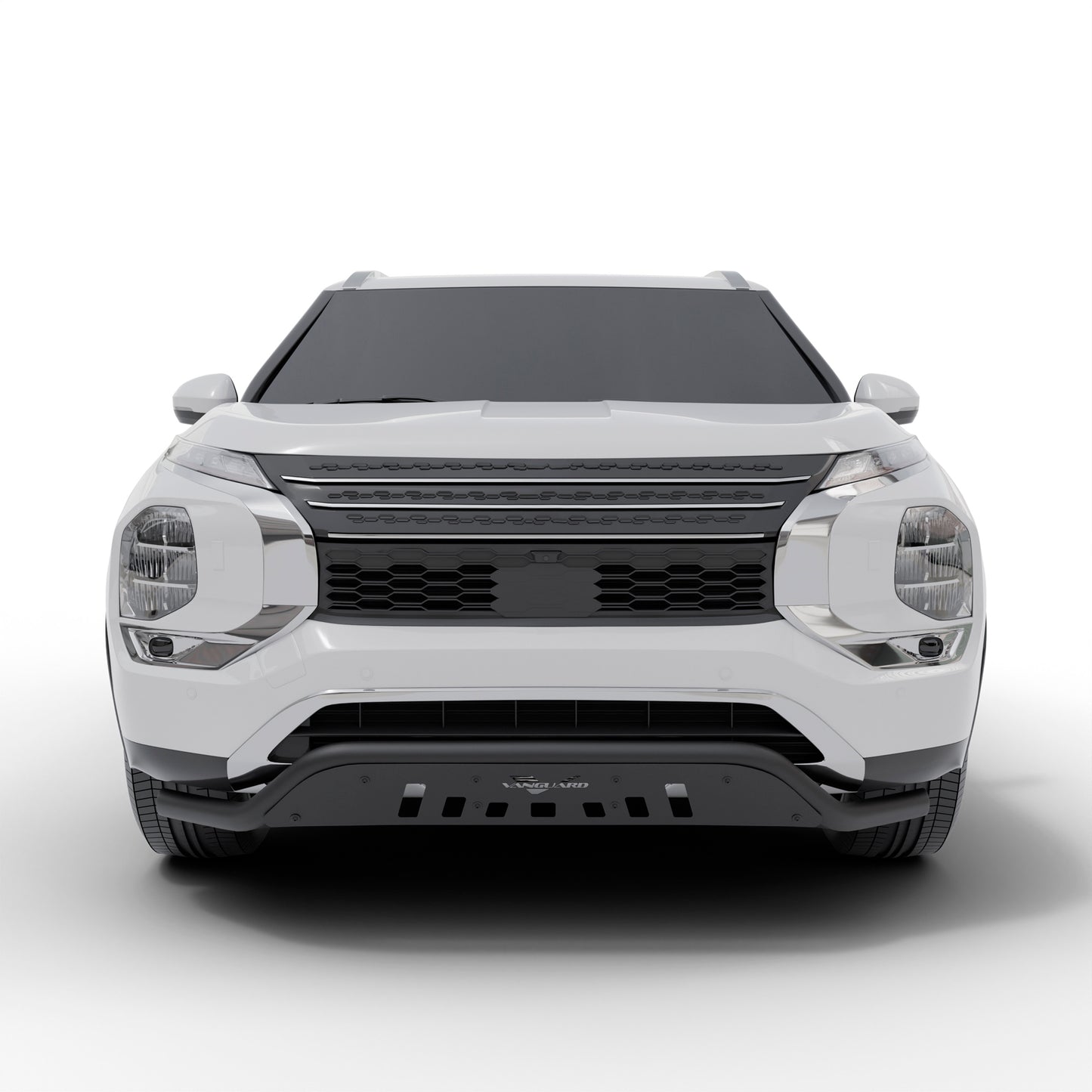 Vanguard Black Powdercoat Front Guards Front Runners Bumper Guard for 2022-2024 mitsubishi outlander nan