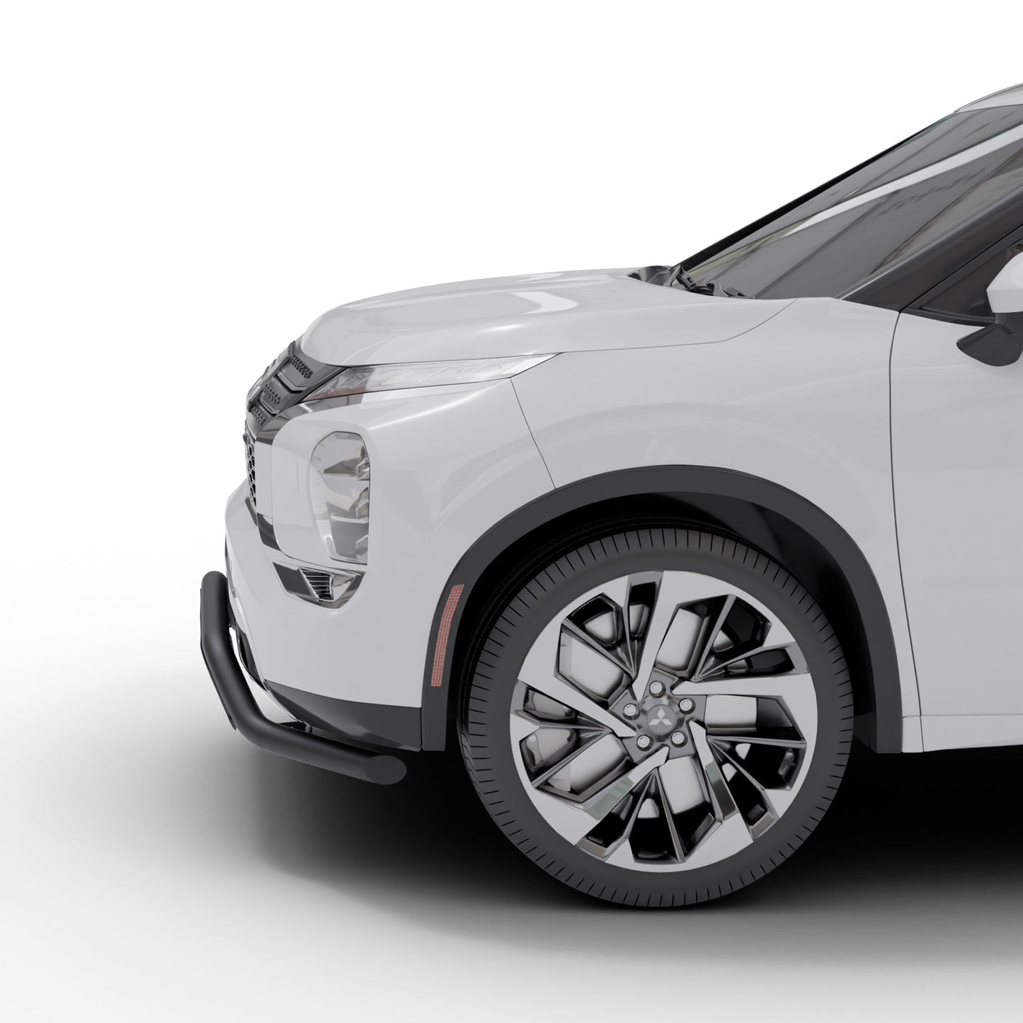 Vanguard Black Powdercoat Front Guards Front Runners Bumper Guard for 2022-2024 mitsubishi outlander nan