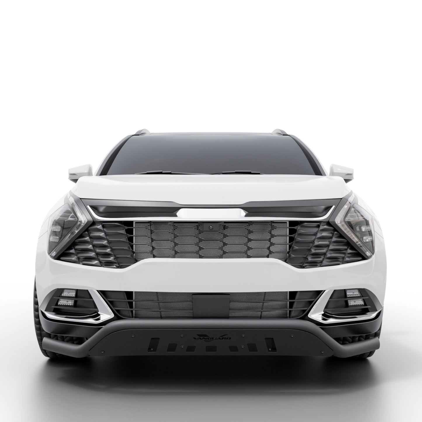 Vanguard Black Powdercoat Front Guards Front Runners Bumper Guard for 2023-2025 kia sportage nan