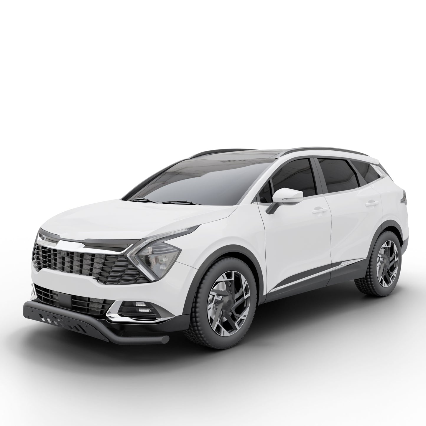 Vanguard Black Powdercoat Front Guards Front Runners Bumper Guard for 2023-2025 kia sportage nan