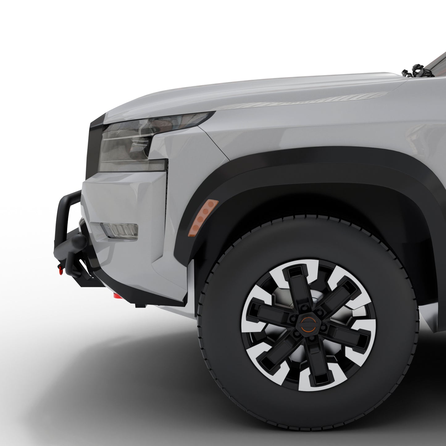 Vanguard Black Powdercoat Front Guards Front Runners Bumper Guard for 2022-2024 nissan frontier nan