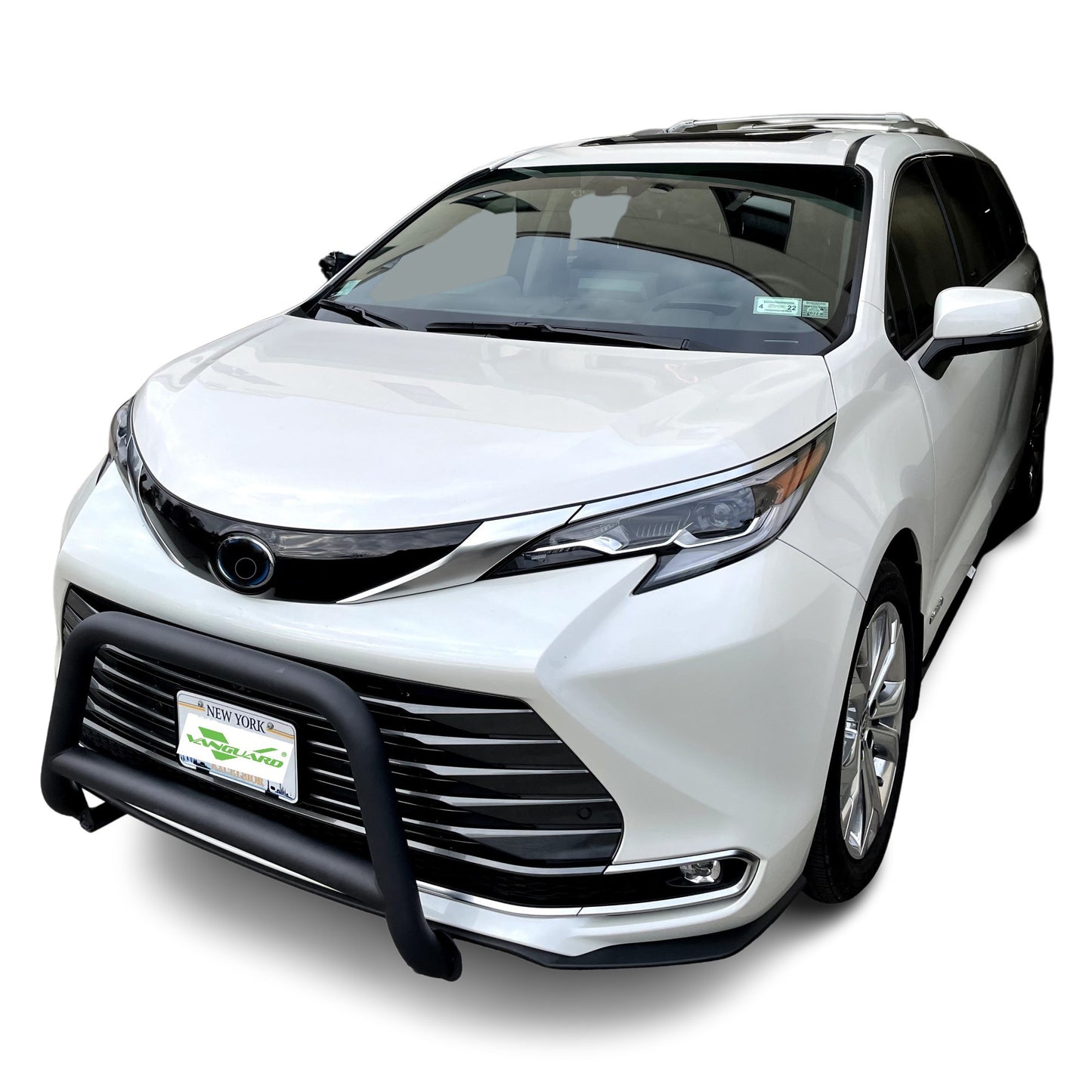 Vanguard Black Powdercoat Front Guards Bull Bars Bumper Guard for 2021-2025 toyota sienna nan