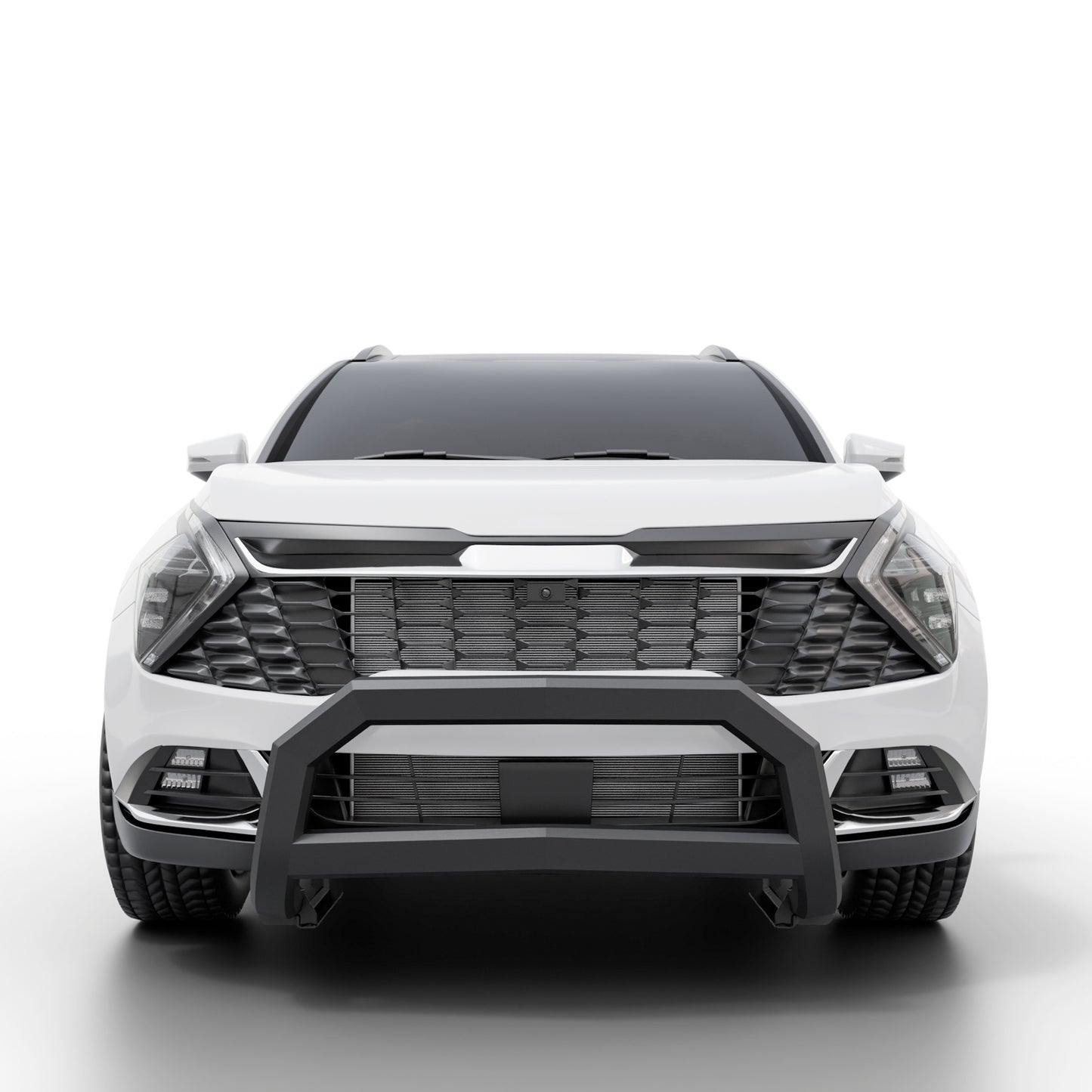 Vanguard Black Powdercoat Front Guards Bull Bars Bumper Guard for 2023-2025 kia sportage nan