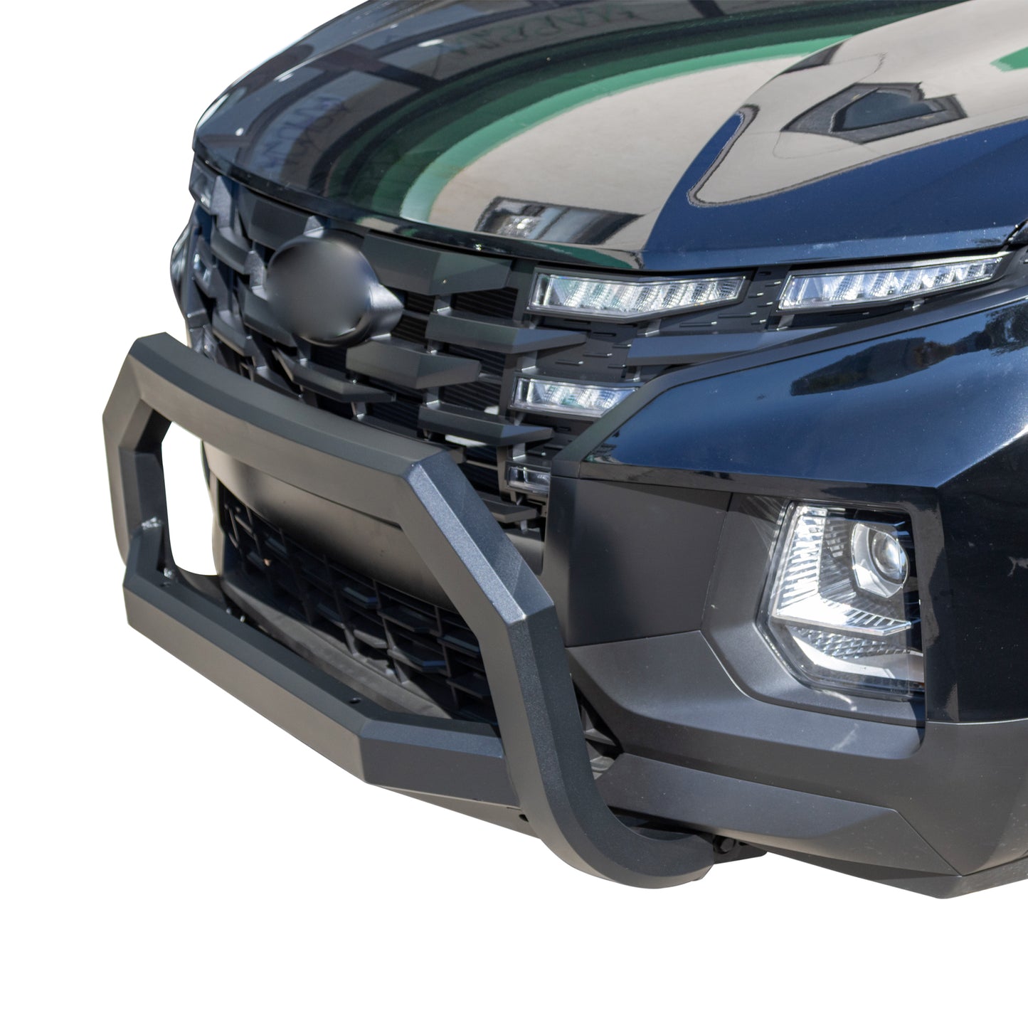 Vanguard Black Powdercoat Front Guards Bull Bars Bumper Guard for 2022-2024 hyundai santa cruz nan