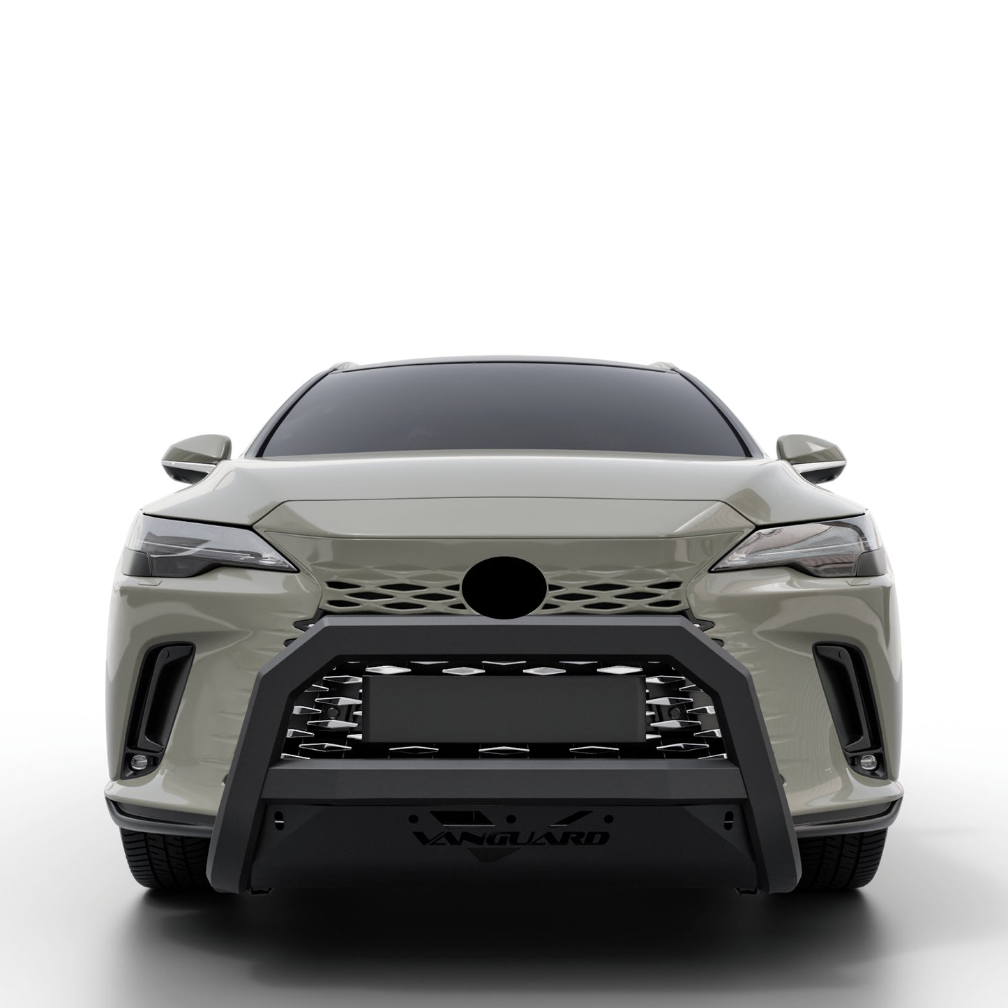 Vanguard Black Powdercoat Front Guards Bull Bars Bumper Guard for 2024-2025 lexus rx450h+ nan