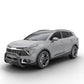 Vanguard Black Powdercoat Front Guards Bull Bars Bumper Guard for 2023-2025 kia sportage nan