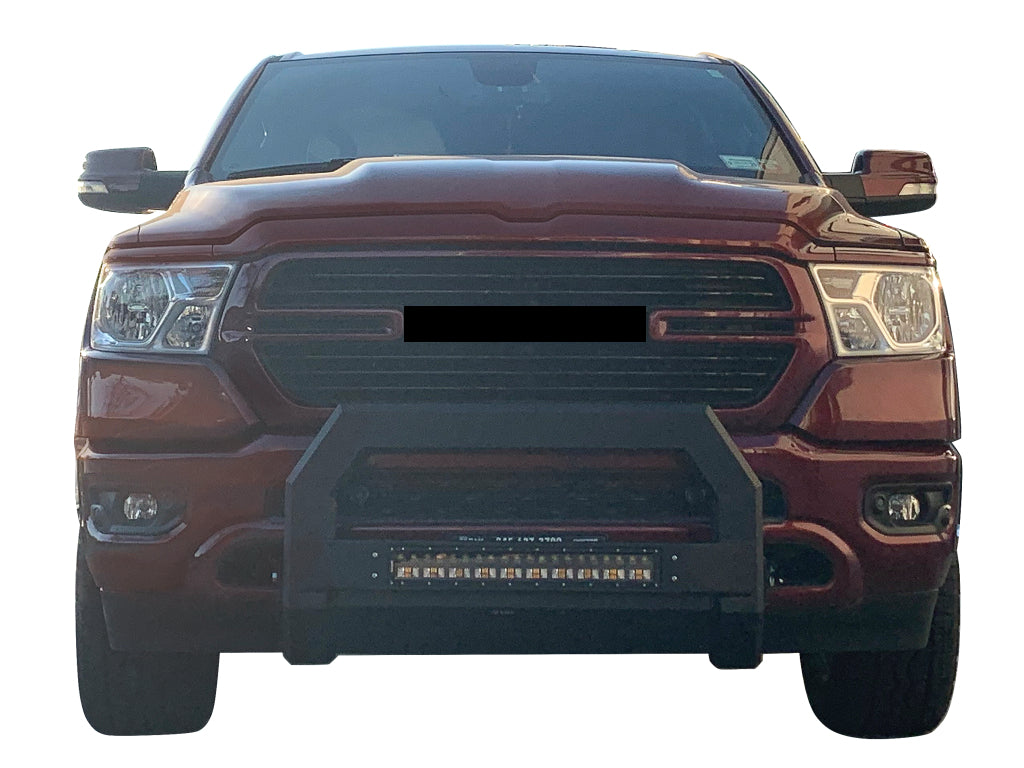 Vanguard Black Powdercoat Front Guards Bull Bars Bumper Guard for 2011-2018 ram 1500 nan