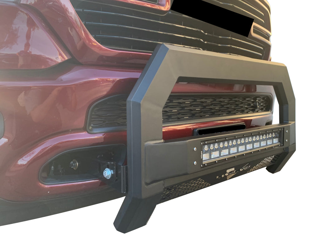 Vanguard Black Powdercoat Front Guards Bull Bars Bumper Guard for 2019-2024 ram 1500 nan