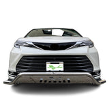 Vanguard Stainless Steel Front Guards Front Runners Bumper Guard for 2021-2025 toyota sienna nan