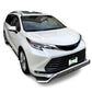 Vanguard Stainless Steel Front Guards Front Runners Bumper Guard for 2021-2025 toyota sienna nan