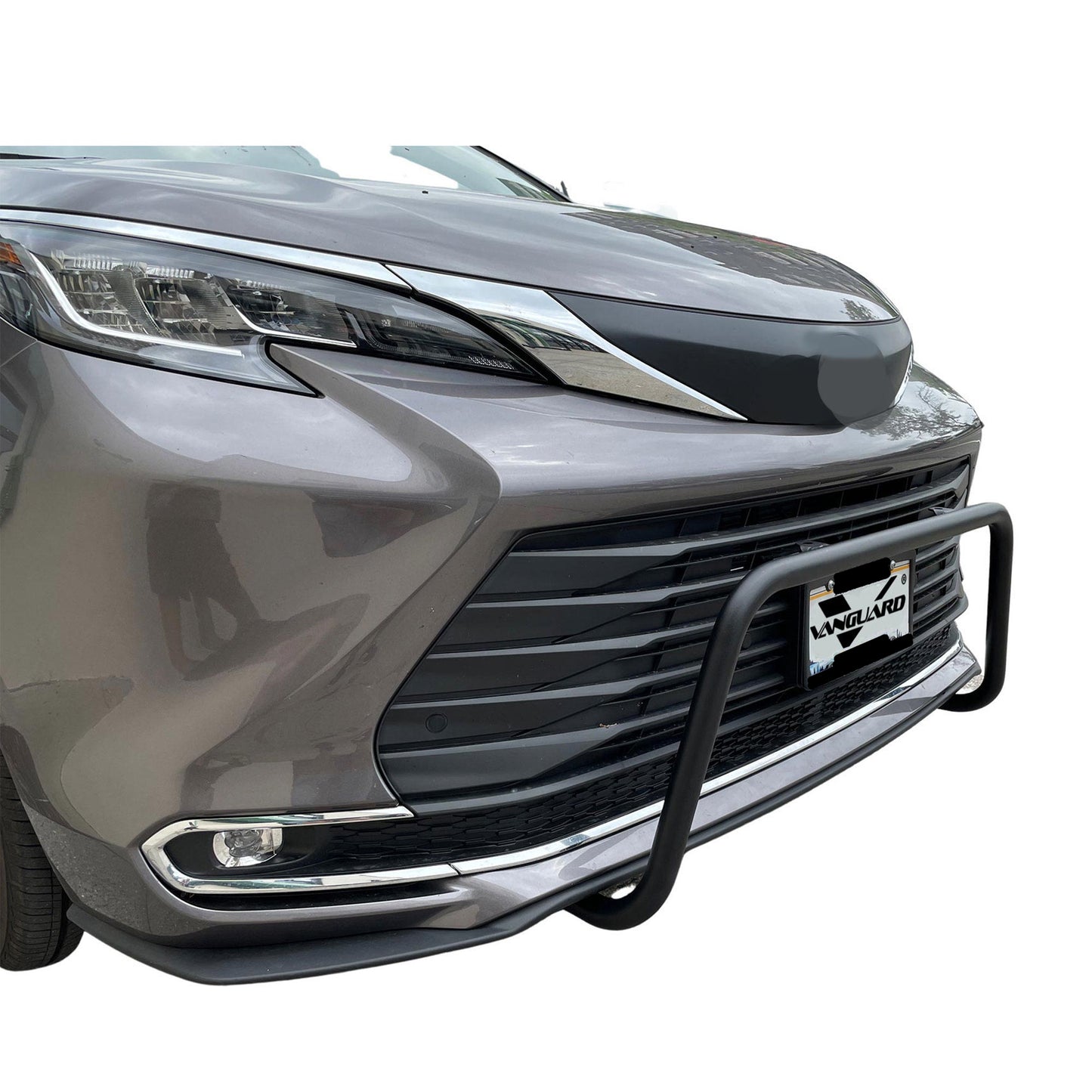 Vanguard Black Powdercoat Front Guards Bull Bars Bumper Guard for 2021-2025 toyota sienna nan