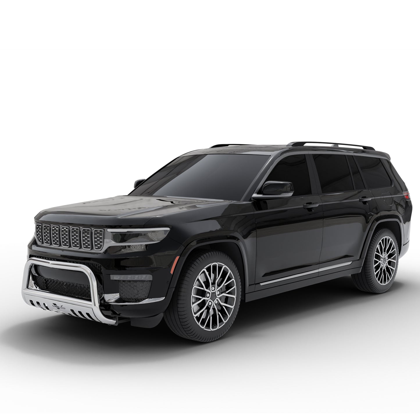 Vanguard Stainless Steel Front Guards Bull Bars Bumper Guard for 2021-2024 jeep grand cherokee l nan