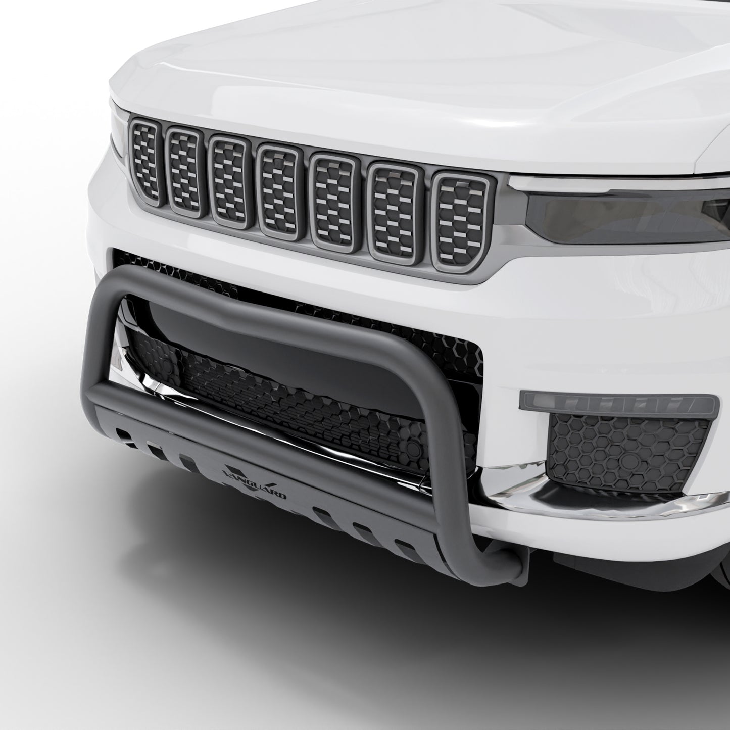 Vanguard Black Powdercoat Front Guards Bull Bars Bumper Guard for 2022-2024 jeep grand cherokee nan
