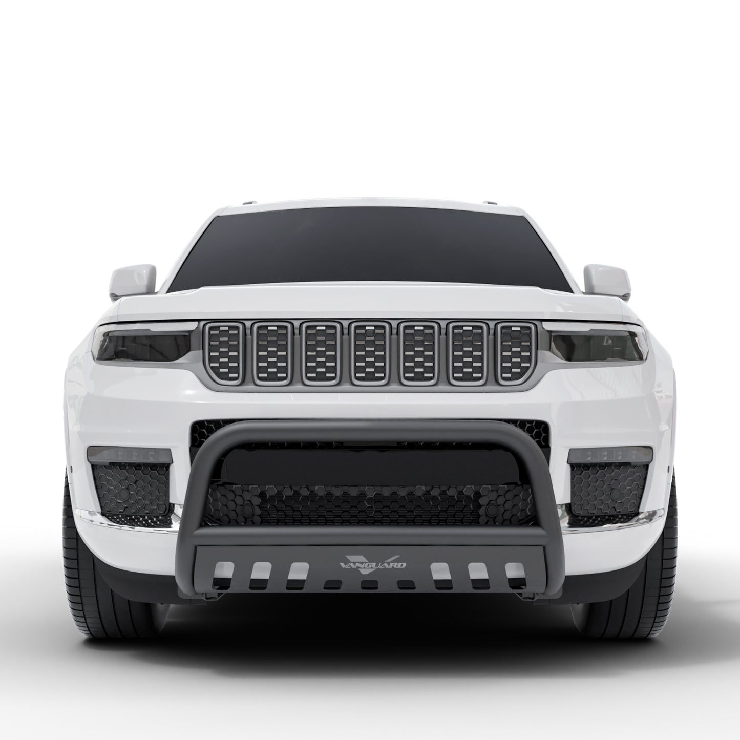 Vanguard Black Powdercoat Front Guards Bull Bars Bumper Guard for 2022-2024 jeep grand cherokee nan