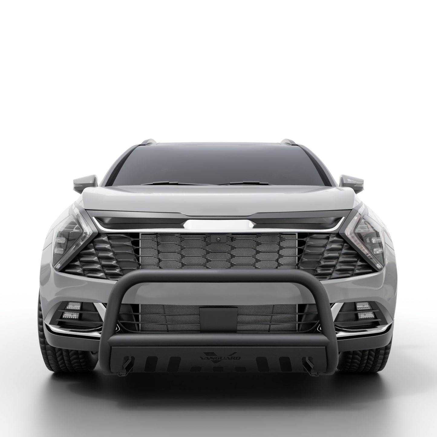 Vanguard Black Powdercoat Front Guards Bull Bars Bumper Guard for 2014-2024 infiniti qx80 nan