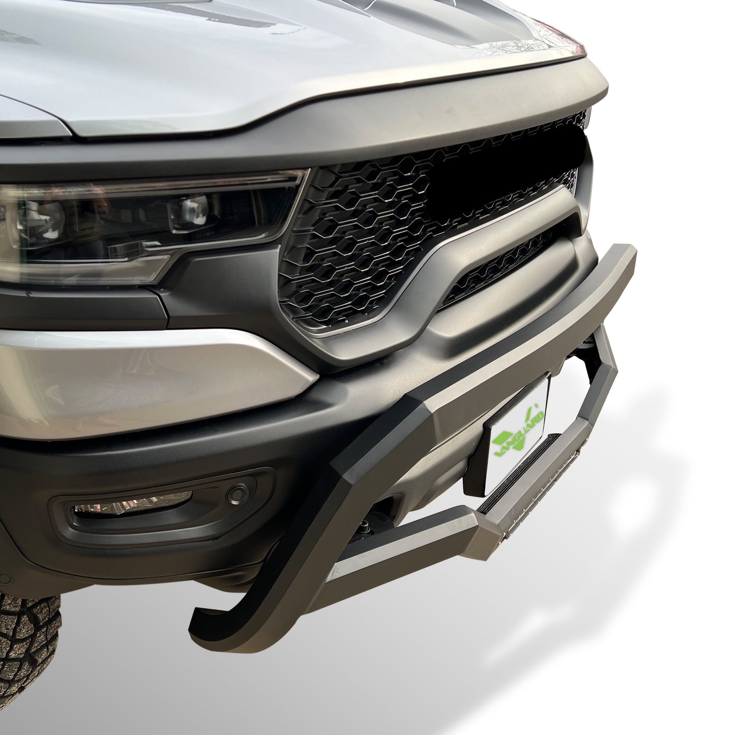 Vanguard Black Powdercoat Front Guards Bull Bars Bumper Guard for 2019-2025 ram 1500 nan