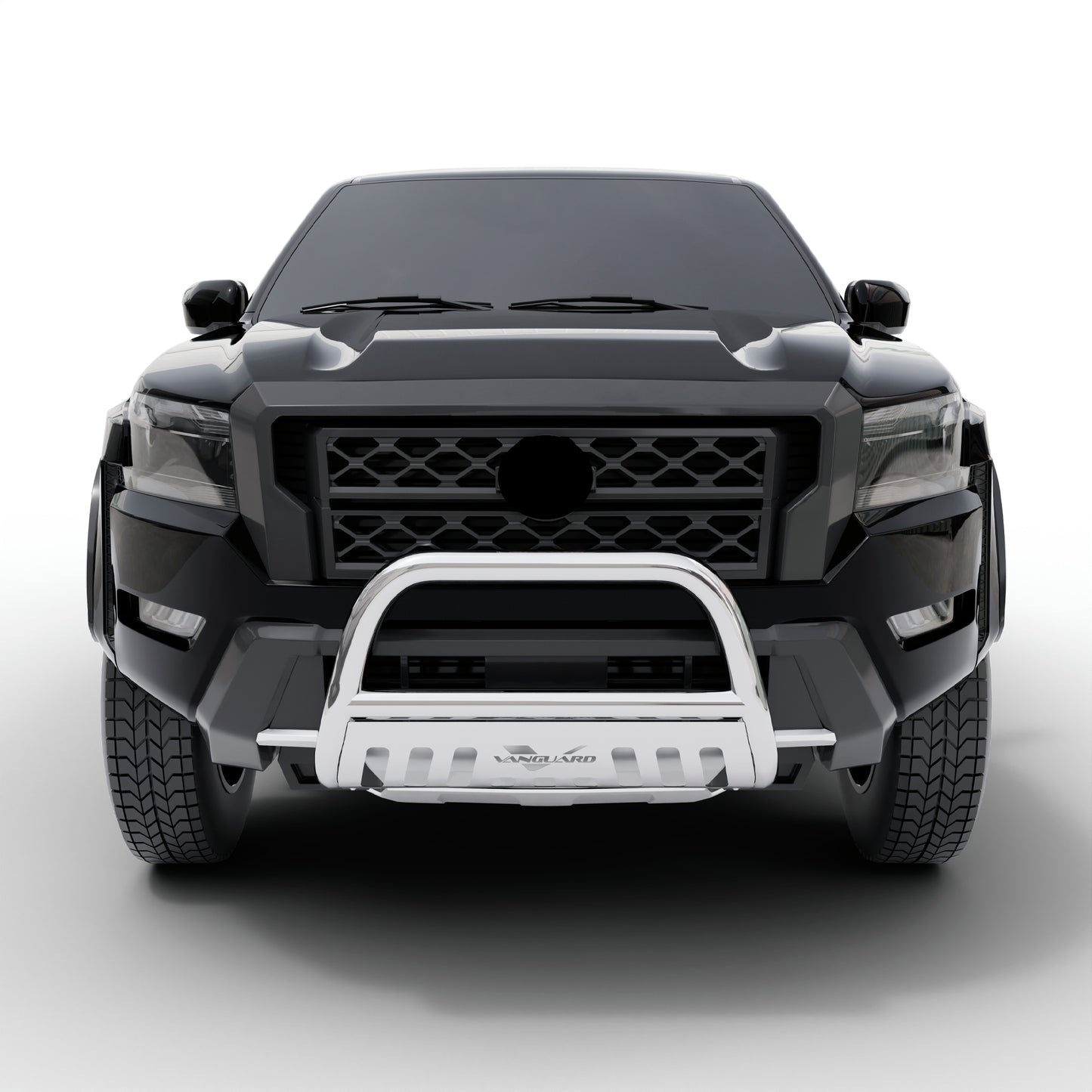 Vanguard Stainless Steel Front Guards Bull Bars Bumper Guard for 2022-2024 nissan frontier nan