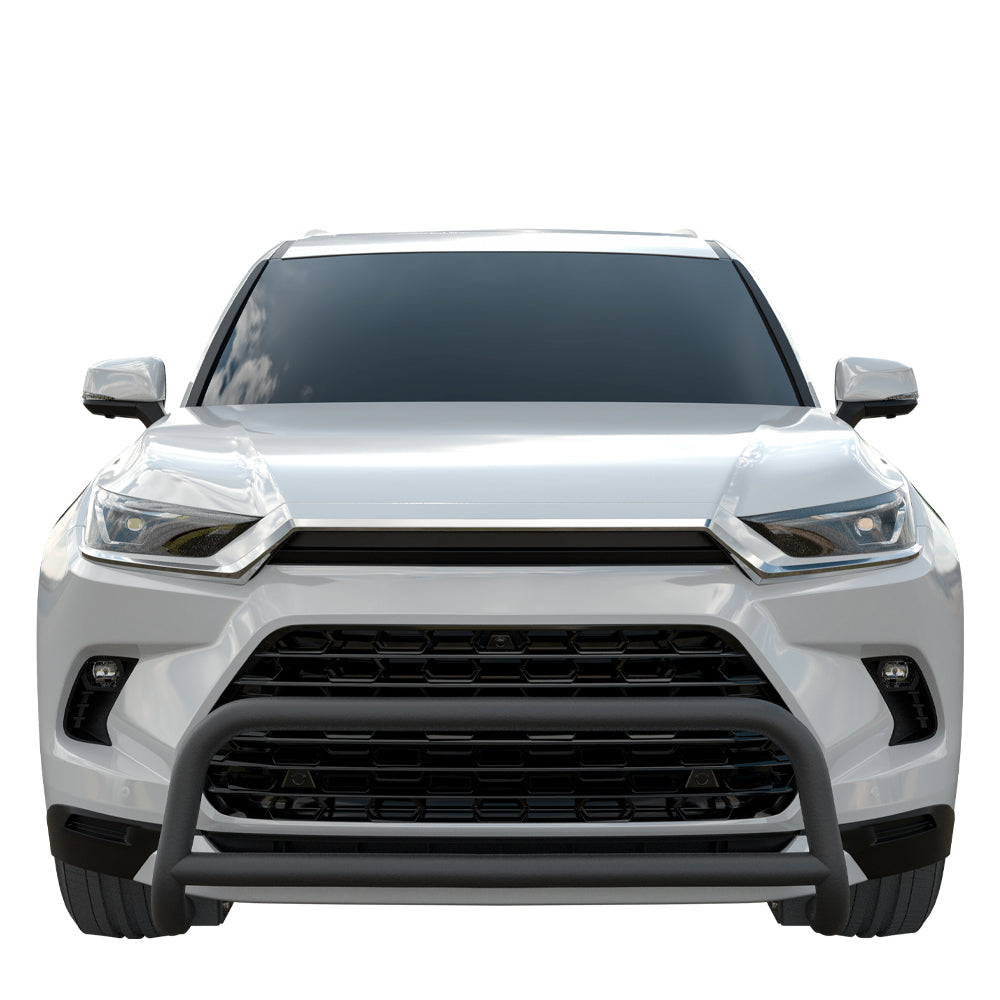 Vanguard Black Powdercoat Front Guards Front Bumper Bumper for 2024-2025 toyota grand highlander nan