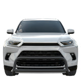 Vanguard Black Powdercoat Front Guards Front Bumper Bumper for 2024-2025 toyota grand highlander nan