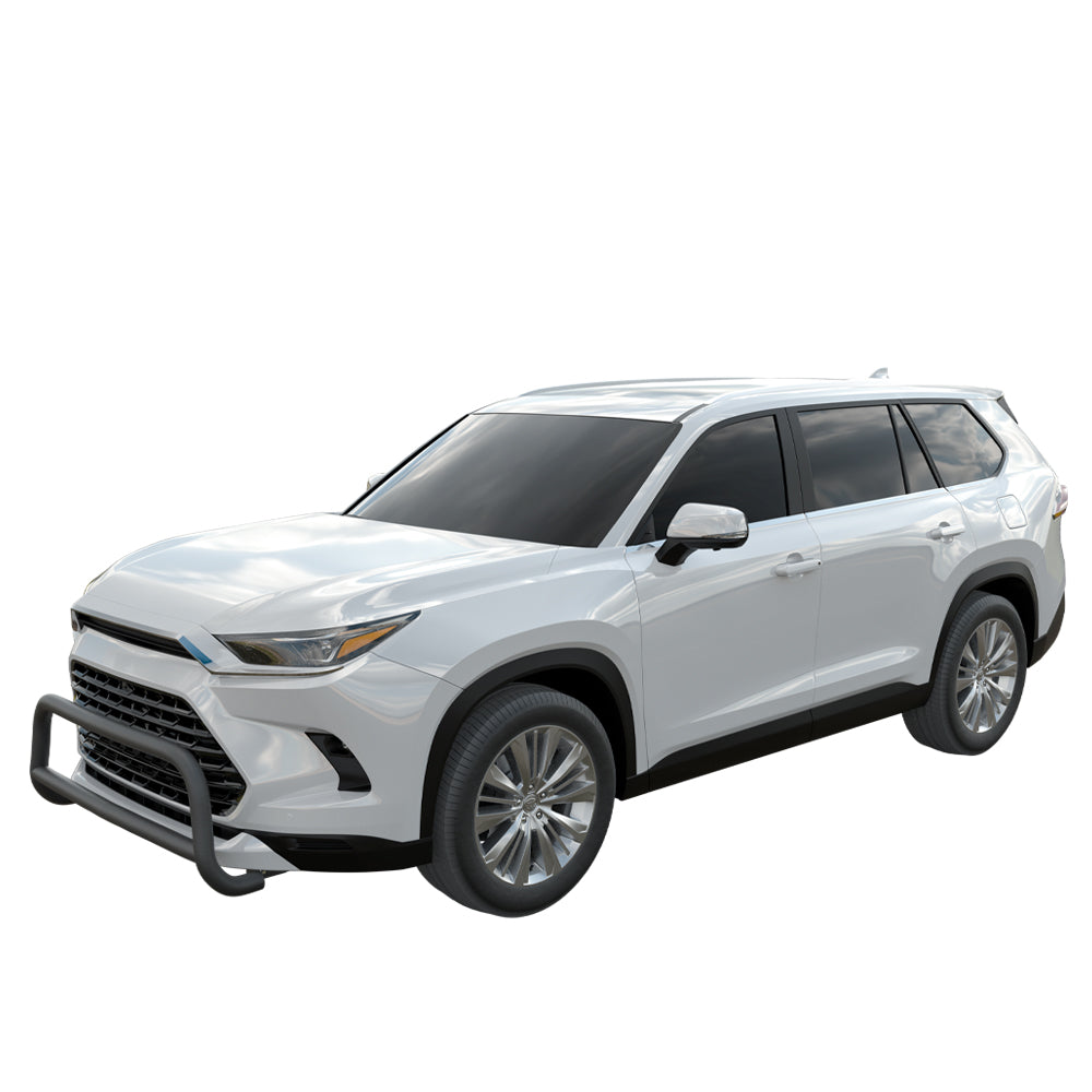 Vanguard Black Powdercoat Front Guards Front Bumper Bumper for 2024-2025 toyota grand highlander nan