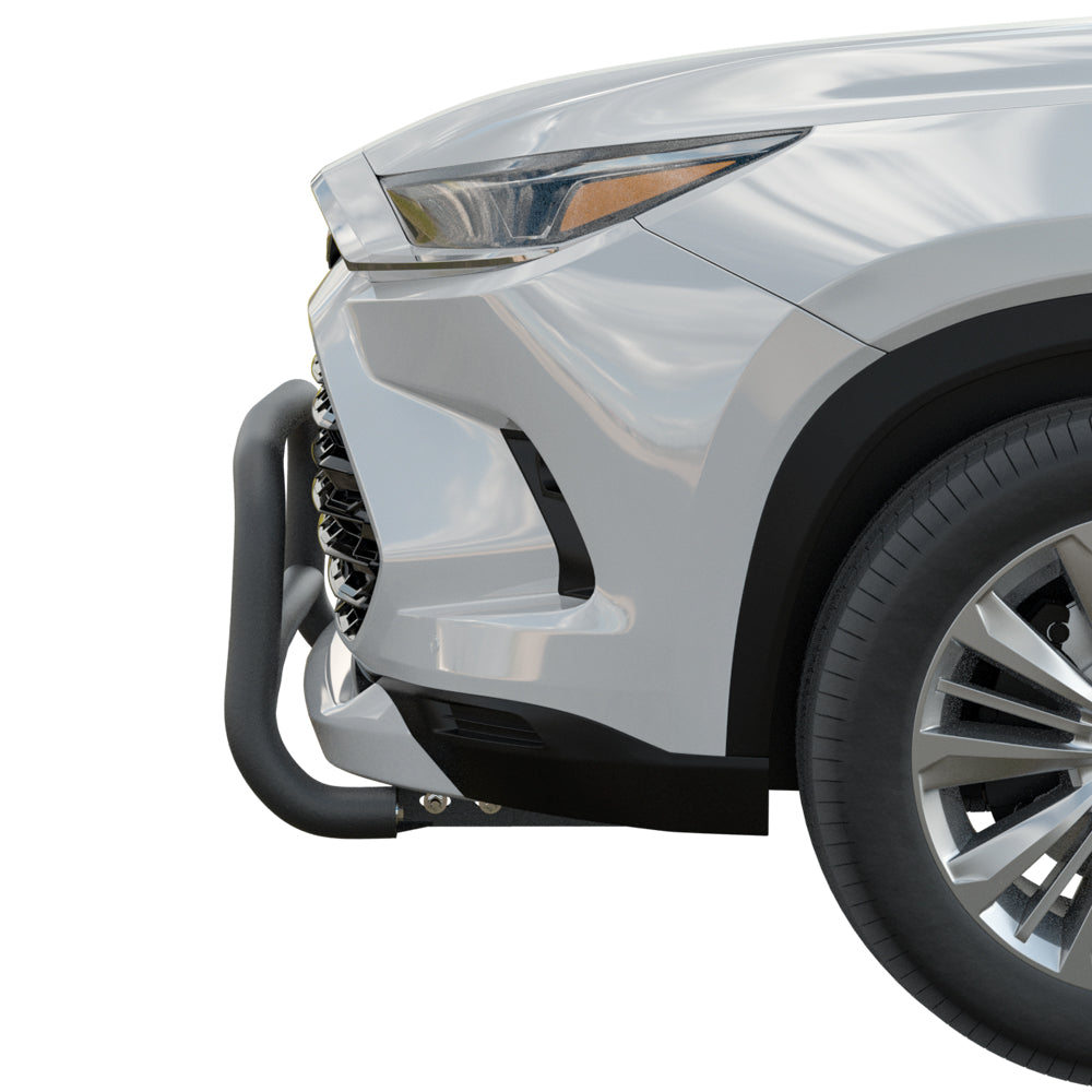 Vanguard Black Powdercoat Front Guards Front Bumper Bumper for 2024-2025 toyota grand highlander nan